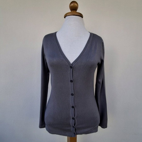 Miss Simbolo cardigan size M gray like new