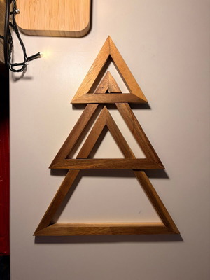Decorative wooden tree new, pot holder