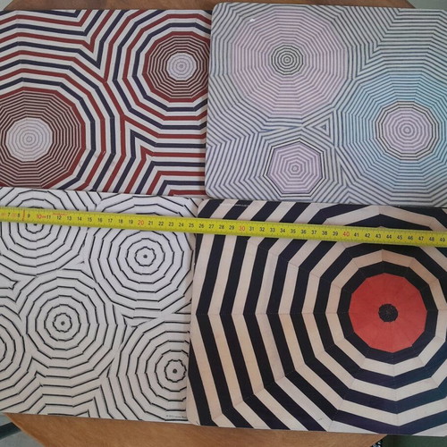Louise Bourgeois cork placemat set of 4 like new