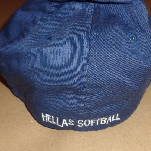 Hellas Softball Cap Hat used, Port Authority S/M size