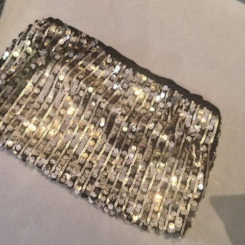 Pull&Bear tops like new, silver and gold with sequins