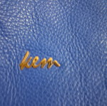 KEM shoulder bag fashion set with 4 accessories, blue