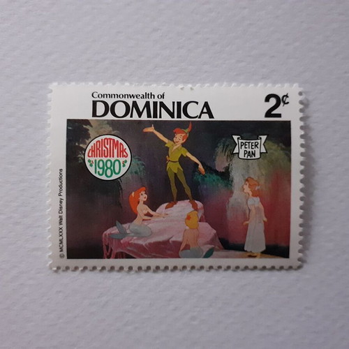 Commonwealth of Dominica Walt Disney Peter Pan 1980 stamp set mint