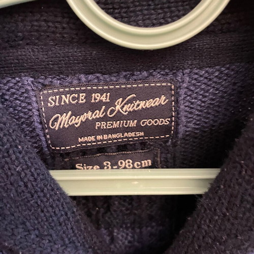Mayoral cardigan and jeans set used for child under 3 years