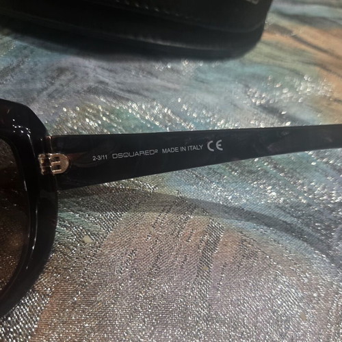 Dsquared2 sunglasses with original case and cleaning cloth