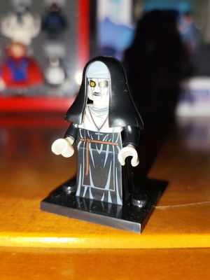 Valak Lego figure like new with base and two expressions