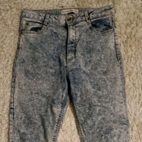 Bershka Jeans no28 used, skinny, elastic, high waist