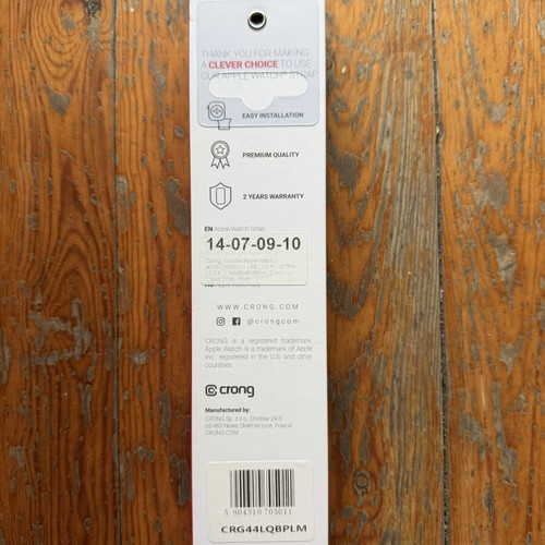 Crong Apple Watch Liquid Strap silicone plum, like new