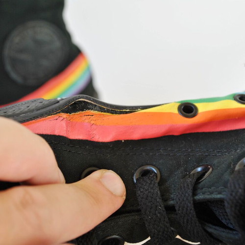Converse Chuck Taylor All Star Pink Floyd 2008 high tops used, size 38