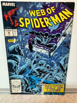 Marvel Comics Web of Spider-Man #40 μεταχειρισμένο, αγγλικά (1988)