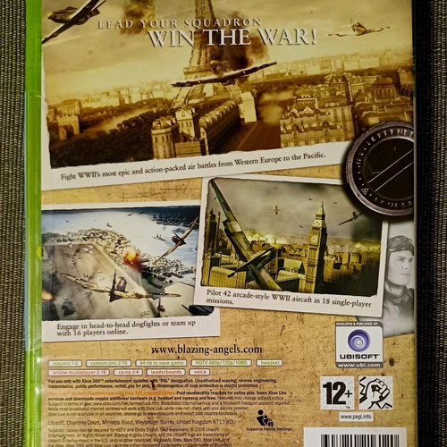 Blazing Angels Squadrons of WWII Xbox 360 used