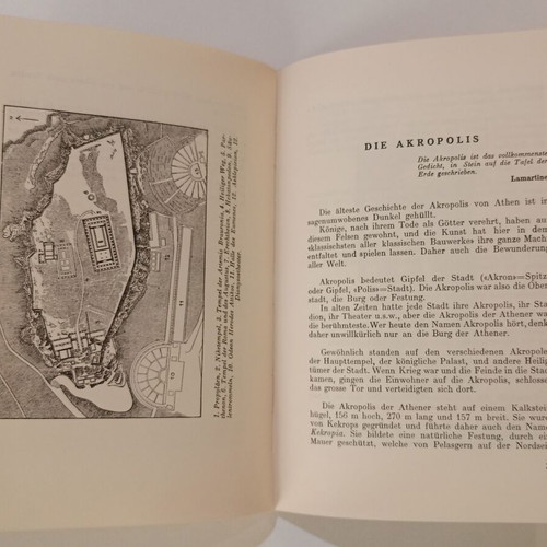 Die Akropolis und ihre Umgebung German travel guide used