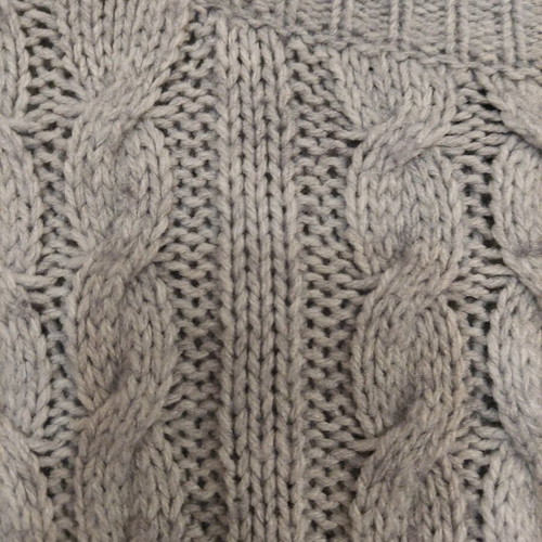 Atmosphere gray knitted sweater used, size S/M