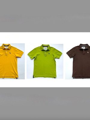 Abercrombie & Fitch Παιδικές Μπλούζες Polo μεταχειρισμένες, σετ 3, μέγεθος L