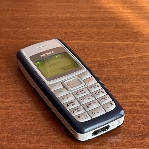 Nokia 1110i phone used, with charger and good battery