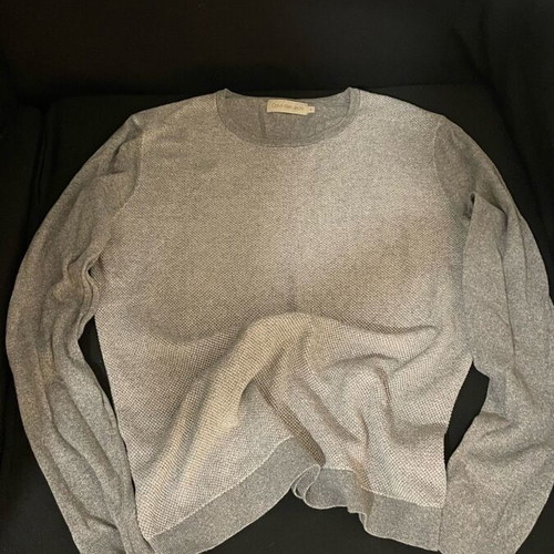 Calvin Klein Jeans spring thin sweater like new, gray