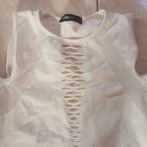 White T-shirt size L like new
