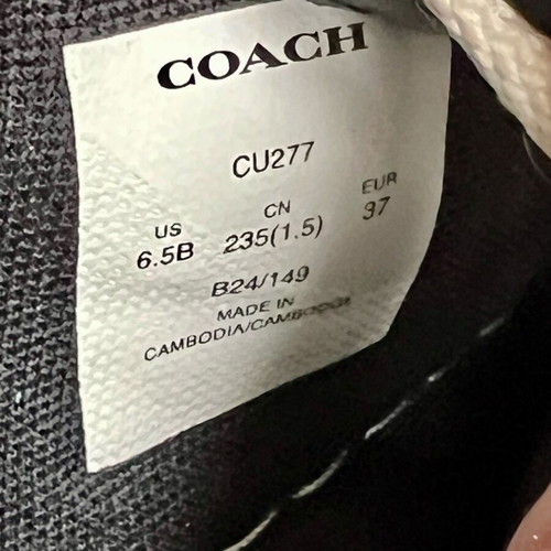 Coach Lowline Tie Dye sports shoes new, size 37.5, white and blue