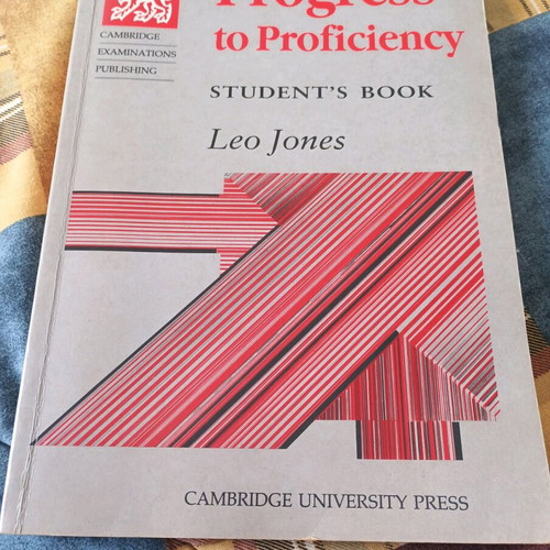 Progress to Proficiency Student’s Book by Leo Jones like new