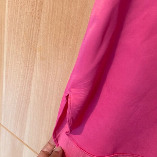 Zara short-sleeve shirt like new, fuchsia color, size M