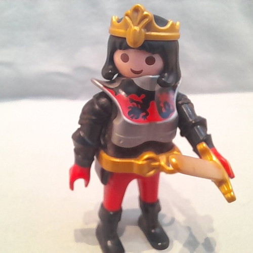 Playmobil king with golden sword used
