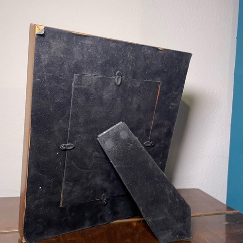 Golden frame used, wooden carved