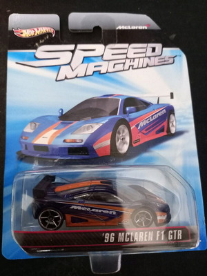 Hot Wheels '96 McLaren F1 Gtr Speed Machines new