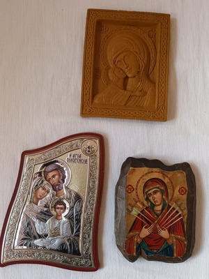 Saint icons like new, set of 3 pieces