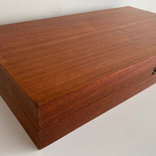 Wooden Backgammon Board 48cm handmade, like new