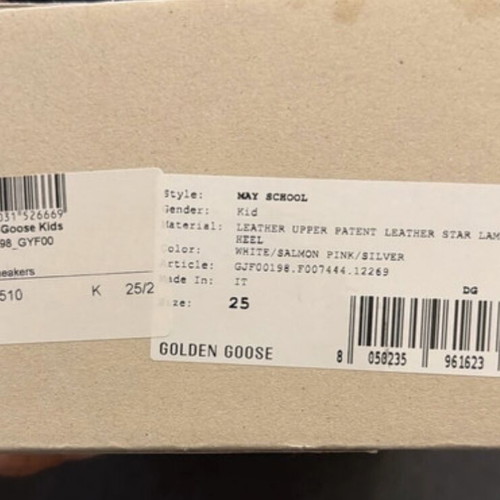Golden Goose shoes like new, size 25, white athletic