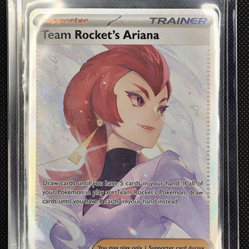 Pokemon Team Rocket's Ariana 237/182 Destined Rivals card new