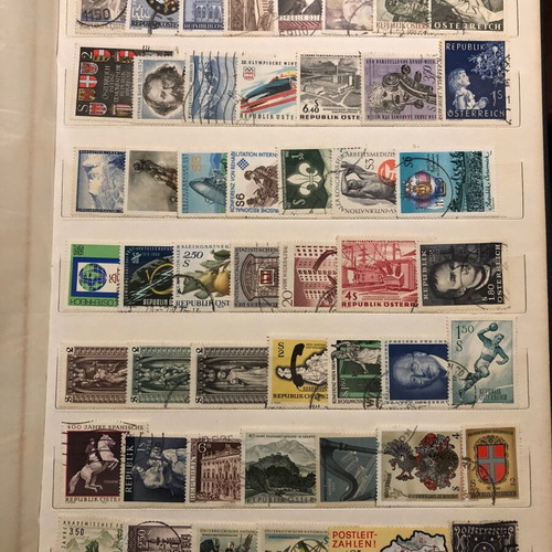 Stamp collection like new, Belgium, Austria and Reich sets