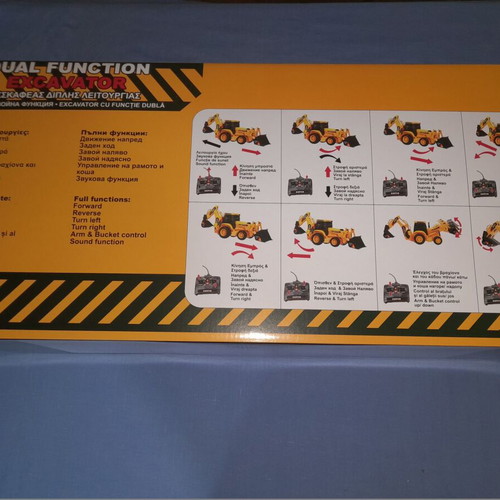Dual function excavator new with remote control