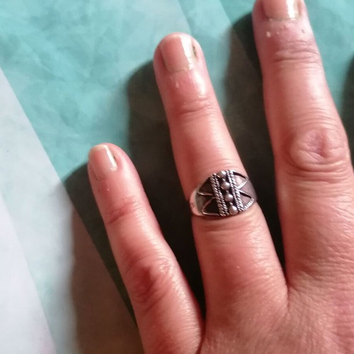 Silver 925 ring vintage style no 59 US 9 new
