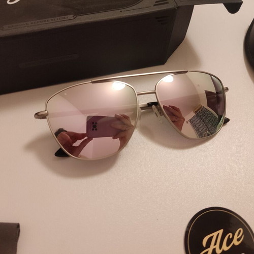 Hawkers Ace A06 sunglasses like new, silver and purple