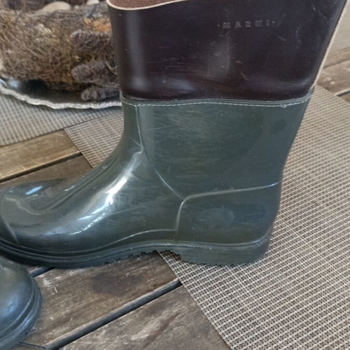 Women's galoshes used with leather detail, size 38-38.5