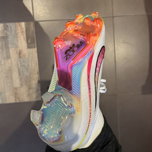 Nike Zoom Mercurial Superfly 9 Elite FG Marcus Rashford like new, white and pink