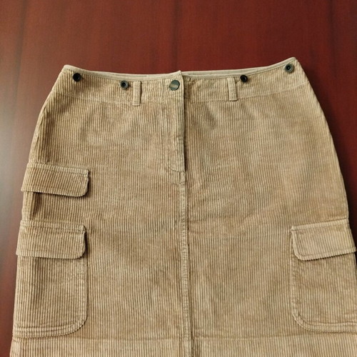 Gant corduroy mini skirt like new, beige, size S