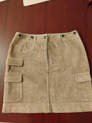 Gant corduroy mini skirt like new, beige, size S