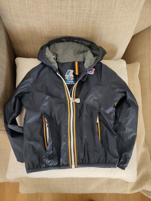 K•way ελαφρύ μπουφάν για αγόρι καινούργιο, μπλε σκούρο με κουκούλα