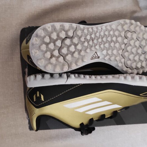 Adidas F50 Messi Gold Football Shoes Size 32 Like New