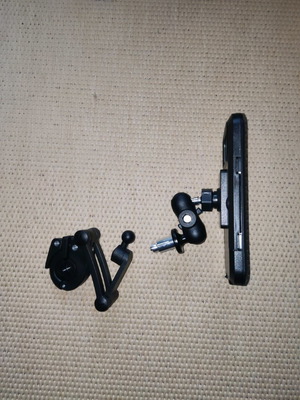 Motorcycle phone holder new with 2 arms and magnet