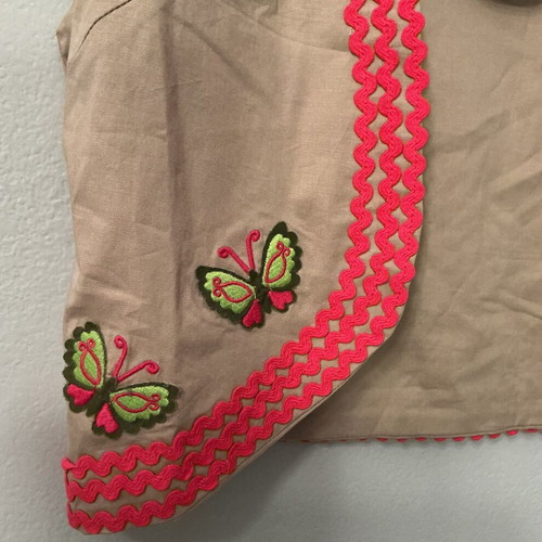 Boho vest XS new, beige