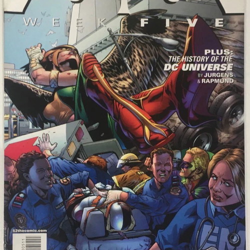 52 DC Comics pack of 7 issues used, English