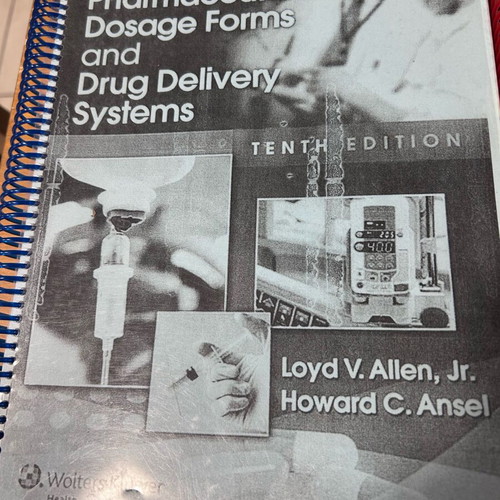 Pharmaceutical Dosage Form and Drug Delivery Systems book like new