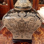  jar κινέζικο δοχειο βαζο  με καπάκι μεγάλο