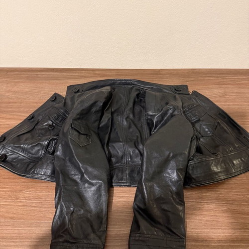 Aviatrix kids leather jacket XL like new