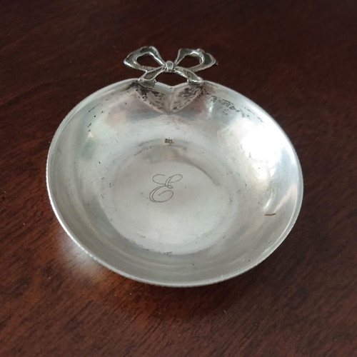 Set of 2 silver 925 decorative vintage small plates
