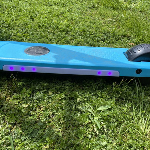 Electric children's scooter used with charger