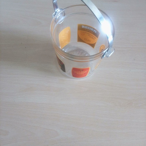 Vintage Scotch & Irish Whiskey Advertising Ice Bucket like new